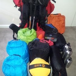 Everything ready to pack