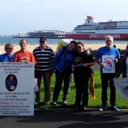 Some of the group at Station Pier