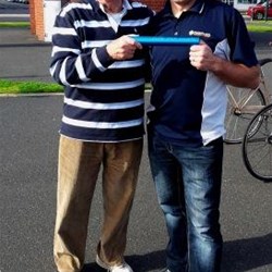 John and Josh and the baton