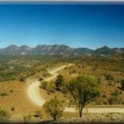 View from one of the lookouts of Bunyeroo Valley below