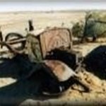 Ruins of old car 