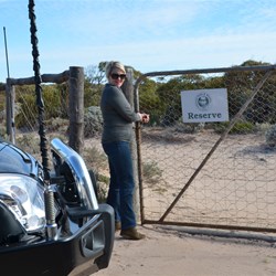 About to pass through the Dog Fence