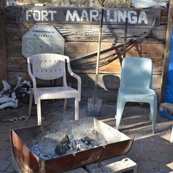 Fort Maralinga BBQ area