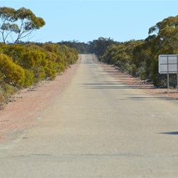 The Main Road heading north to the Forward Area