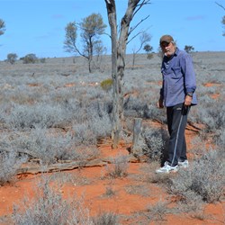 Old Historic Site where the well sinkers lived for 9 months