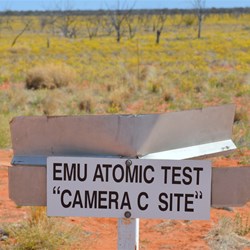 Camera Site C on the edge of the Anne Beadell Highway