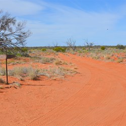 Dingo Claypan Track turn off