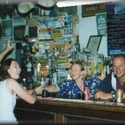 Main bar at the Birdsville pub