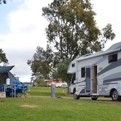 Our tent feels kind of small beside this