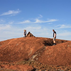 Cairns atop Elachbutting Rock