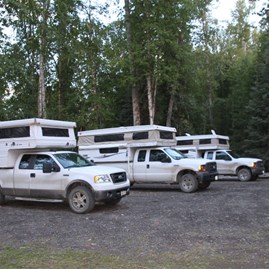 Campers at Pentz Lake