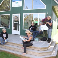 The tourist info centre at Stewart