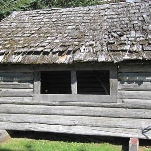 One of the cabins at the Stewart Museum