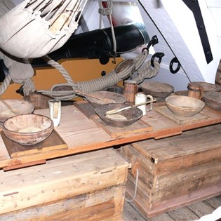 The crews living space