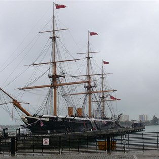 The "Warrior" at Portsmouth