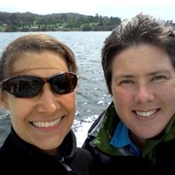 Melissa and I leaving MONA