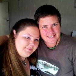 Bec and I at Edwin's