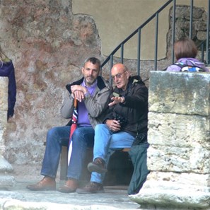 A couple of modern day Romans discuss the state of the water