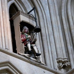 Jack preparing to strike the hour