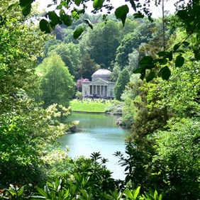 One of the many choirs performing in the gardens
