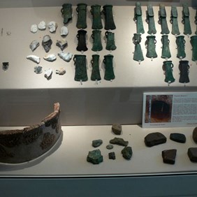 Some of the many objects in the museum that have been found locally