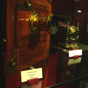 old cameras in the Fox Talbot Museum