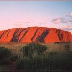 Sunset over Uluru