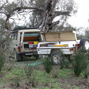 Living quarters while touring.
