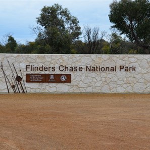 Entering Flinders Chase National Park