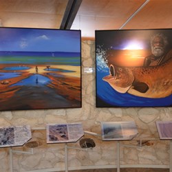 Inside the Visitor Centre