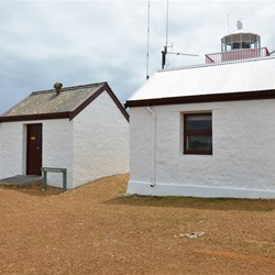 Old buildings at Cape Borda