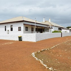 The old Lightkeeps Houses are now for tourist accommodation