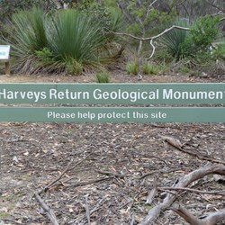 At the start of the Harveys Return Hike