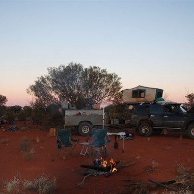 Our emergency campsite