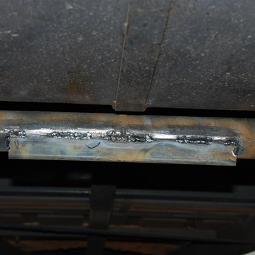 The finished product with brace in place