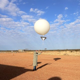 The weather balloon goes up