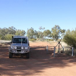 At the top (northern) hand pump - Karlamilyi (Rudall River) NP