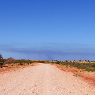 Enter the apocolypse - Kidson Track heading east towards Lake Auld