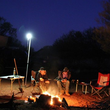 Camp at the junction