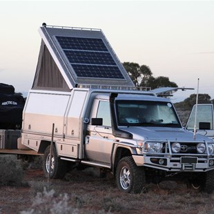 The mighty Tuck Truck in it's favourite environs