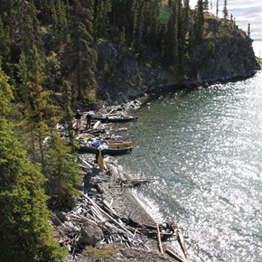 A break on Lake Laberge