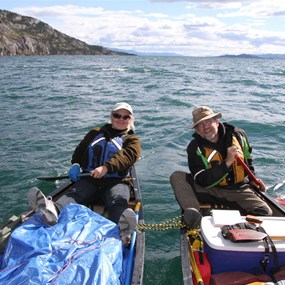 Those Damnable Canadians on Lake Laberge!