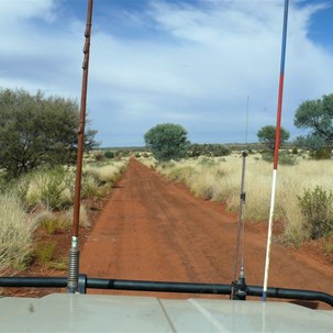 Long track stretching out ahead
