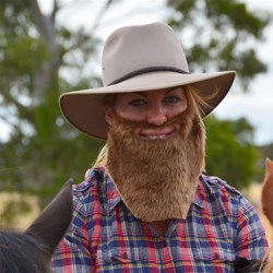 Molley Dunstan from Clare is ready for the start of the ride