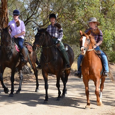 Riding conditions were perfect at this time of the day