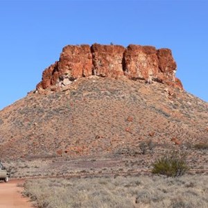Striking mesa in Morton Craig Range
