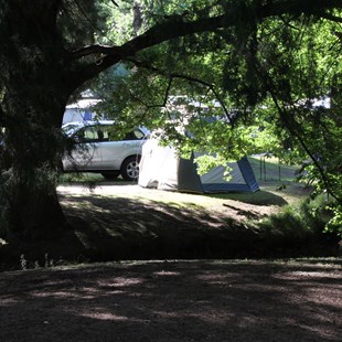 Campsite at the Buchan Caves Reserve
