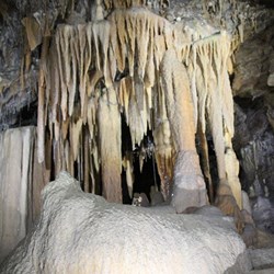 Formations in the Royal Cave