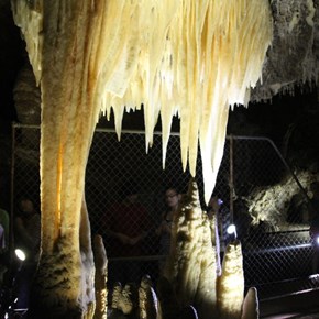 A huge formation in the Fairy Cave