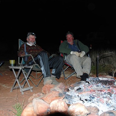 Relaxing by the evening fire DQB